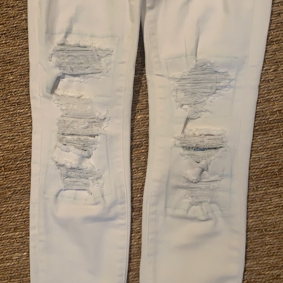 Ripped White Jeans - Picture 2 of 6